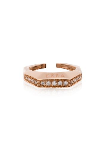 Ear cuff Sabrina in oro rosa 18kt con diamanti