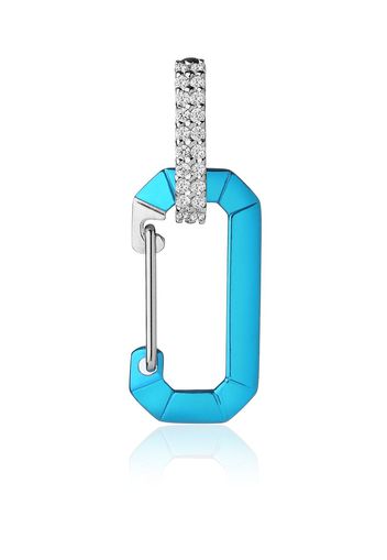 EÉRA Orecchino Chiara in oro bianco 18kt con diamanti - Argento