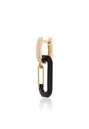 EÉRA small Chiara diamond-embellished earring - Nero