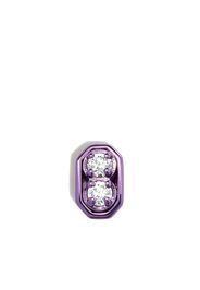 EÉRA 18kt white gold Roma diamond earring - Argento