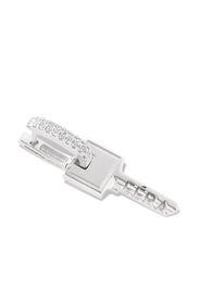 EÉRA 18kt white gold Key Drop diamond earring - Argento