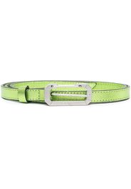 EÉRA metallic-effect belt - Verde