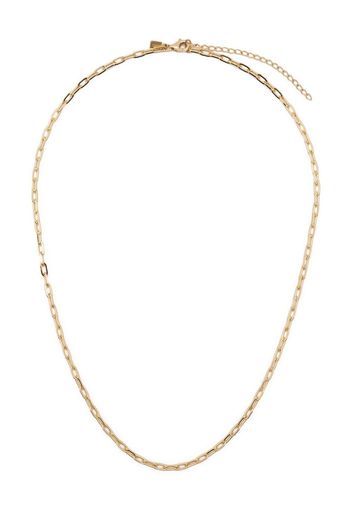 Ef Collection 14kt yellow gold Mini Link chain necklace - Oro