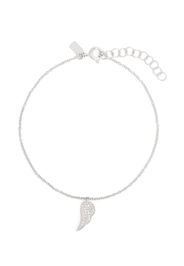 Ef Collection 14kt white gold Angel Wing diamond bracelet - Argento