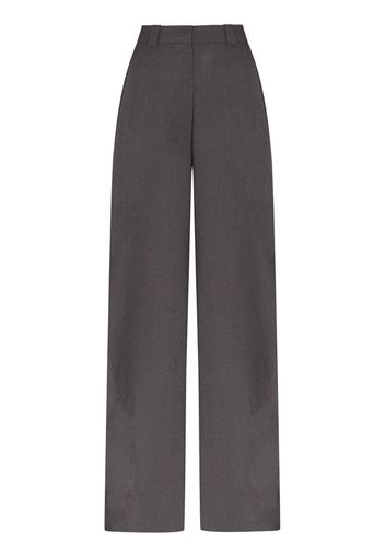 high-waisted trousers