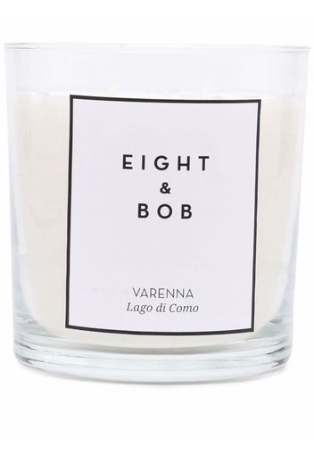 Eight & Bob Varenna wax candle and holder - Bianco