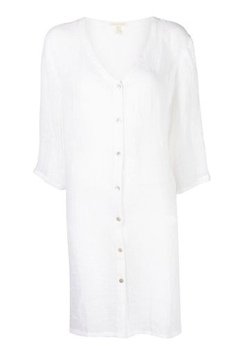 EILEEN FISHER Camicia con scollo a V - Bianco