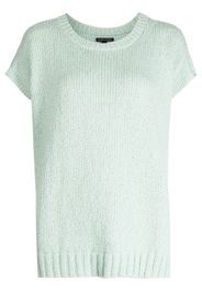 Eileen Fisher round-neck knitted top - Verde