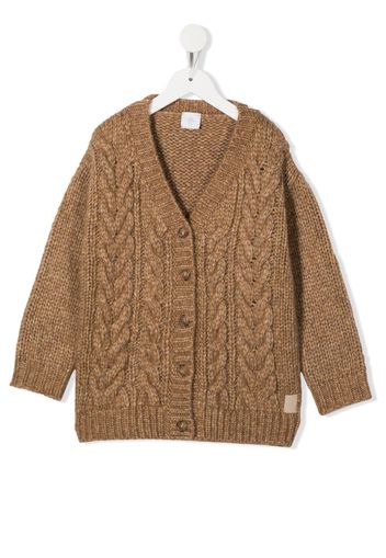 Eleventy Kids Maglione girocollo - Marrone