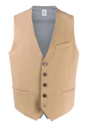 woven sleeveless waistcoat