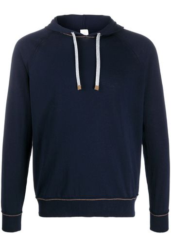 drawstring long-sleeve hoodie