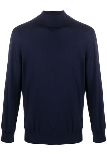 roll-neck wool jumper