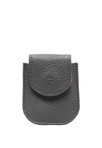 Eleventy debossed-logo pouch - Grigio