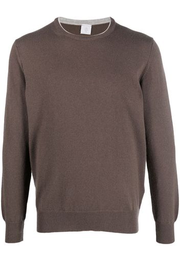 Eleventy cashmere fine-knit jumper - Marrone