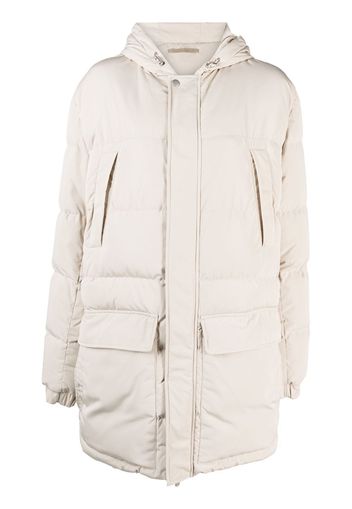 Eleventy padded hooded parka coat - Toni neutri