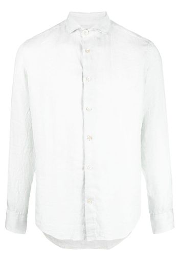 Eleventy long-sleeve linen shirt - Grigio
