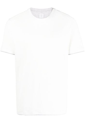 Eleventy layered short-sleeve T-shirt - Bianco