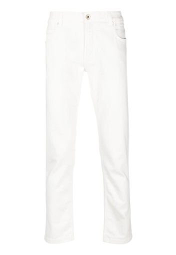 Eleventy slim-cut low-rise jeans - Bianco