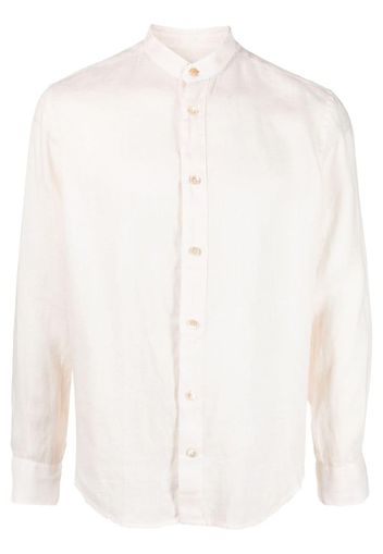 Eleventy long-sleeve linen shirt - Toni neutri