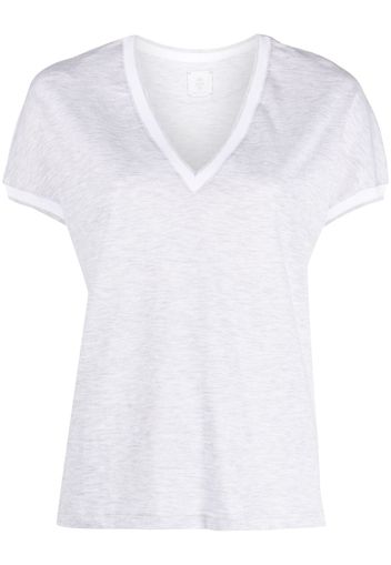 Eleventy mélange-effect cotton T-shirt - Grigio