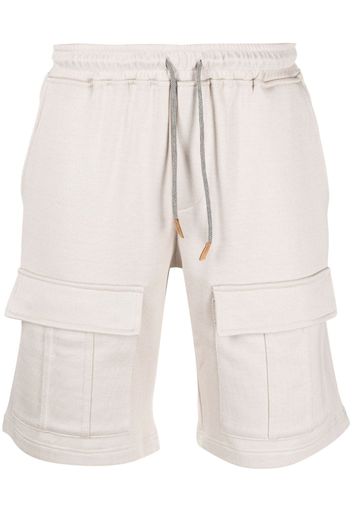 Eleventy drawstring track shorts - Toni neutri