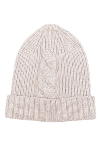 Eleventy knitted mélange beanie - Toni neutri