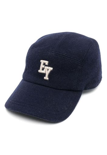 Eleventy Cappello da baseball con ricamo - Blu