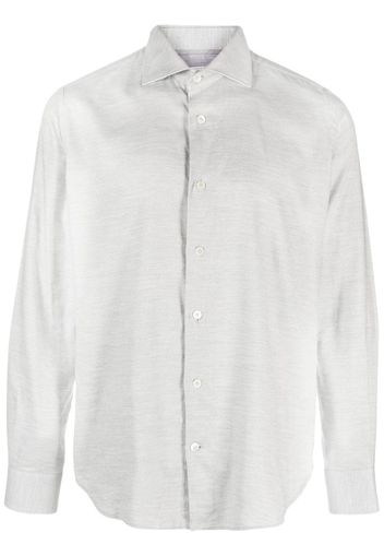 Eleventy Camicia Dandy a maniche lunghe - Grigio