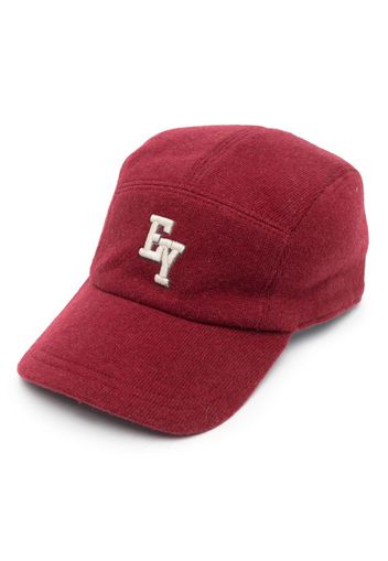 Eleventy Cappello da baseball con ricamo - Rosso