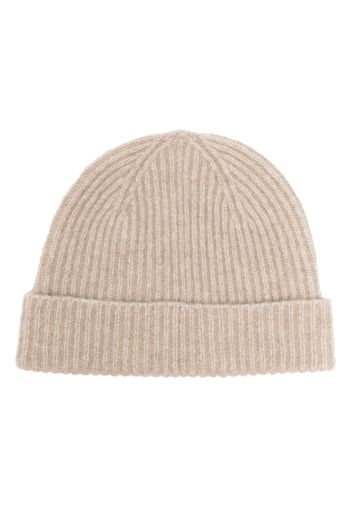 Eleventy ribbed-knit beanie - Toni neutri