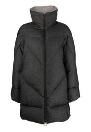 Eleventy quilted shearling-lined coat - Grigio