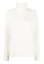 Eleventy roll-neck wool jumper - Toni neutri