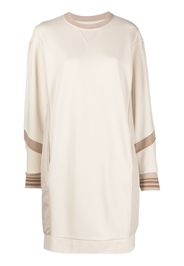 Eleventy panelled sweatshirt dress - Toni neutri