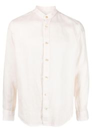 Eleventy long-sleeve linen shirt - Toni neutri