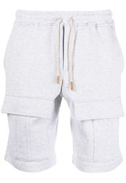 Eleventy drawstring track shorts - Grigio