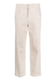 Eleventy cropped straight-leg jeans - Toni neutri