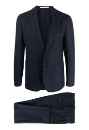 Eleventy single-breasted wool blend suit - Blu