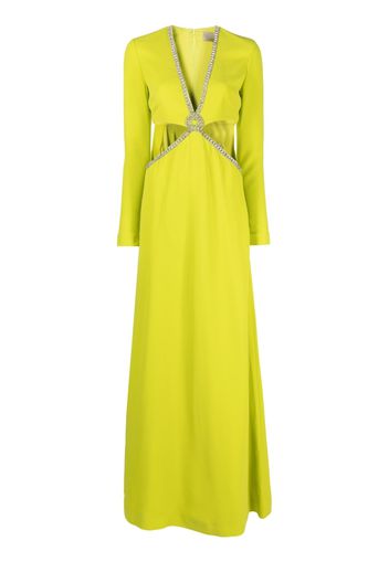 Elie Saab cut-out dress - Verde