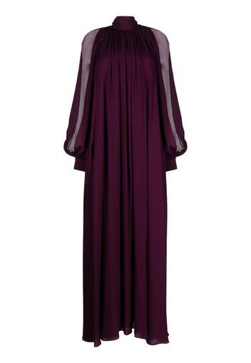 Elie Saab pussy-bow silk gown - Viola