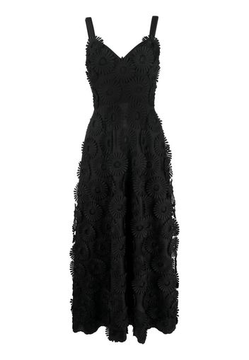 Elie Saab Abito lungo con ricamo - Nero