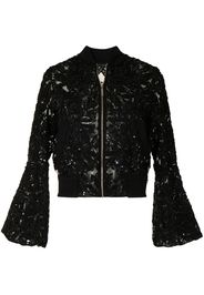 Elie Saab Giacca con paillettes - Nero