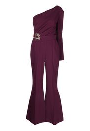 Elie Saab one-shoulder flared jumpsuit - Viola