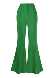 Elie Saab Pantaloni svasati a vita alta - Verde