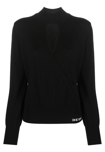 Elisabetta Franchi Blusa a maniche lunghe - Nero