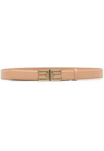 Elisabetta Franchi logo-buckle belt - Toni neutri