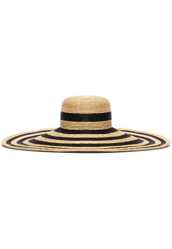 ELI NAT BLK MAXI TRP HAT