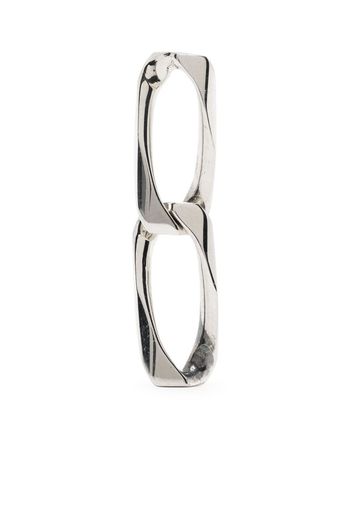 Emanuele Bicocchi large chain earrings - Argento