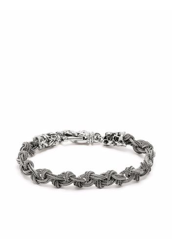 Emanuele Bicocchi braided knot bracelet - Argento