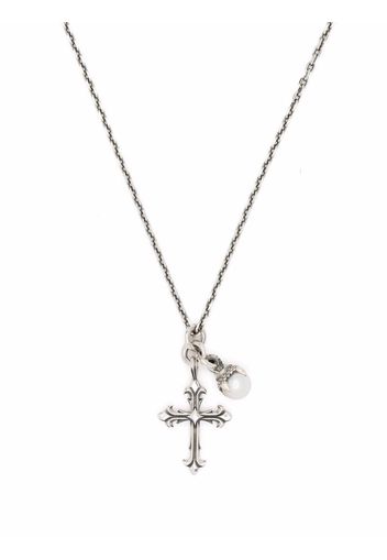 Emanuele Bicocchi cross-charm necklace - Argento