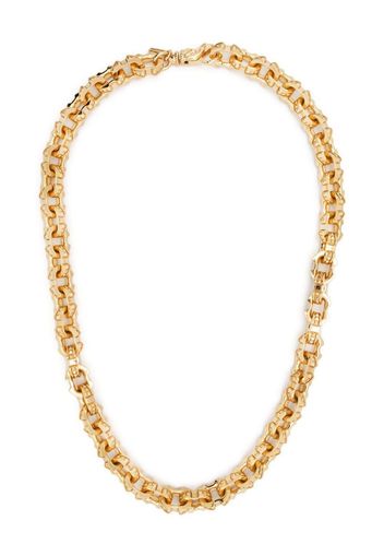 Emanuele Bicocchi gold plated spike chain necklace - Oro